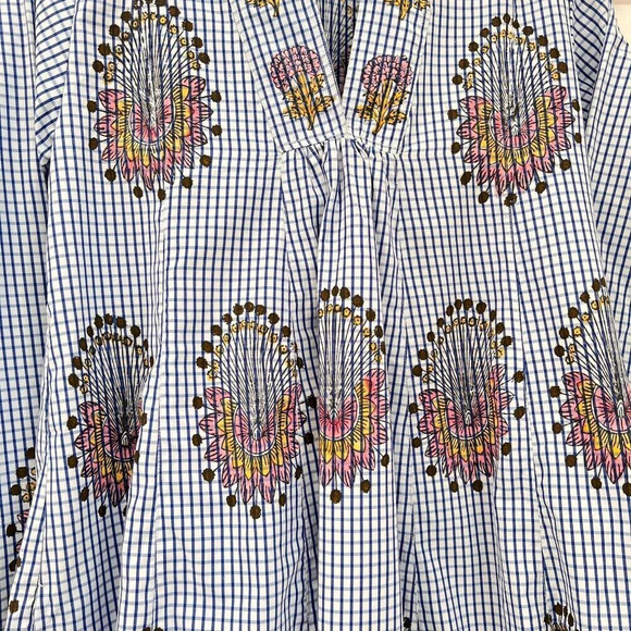 Cotton Hand Block Print Floral Dress - Picture 9 of 13